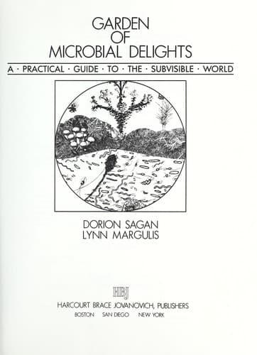 Cover of Garden of microbial delights by Dorion Sagan