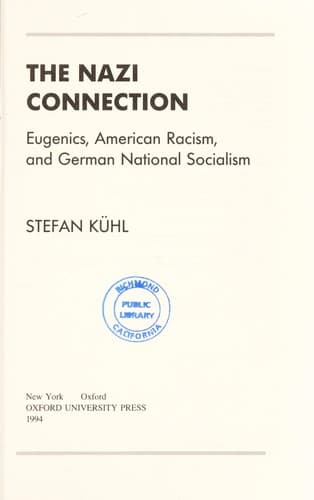 Cover of The Nazi connection by Stefan Kühl
