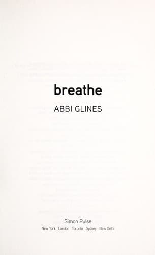 Cover of Breathe by Abbi Glines