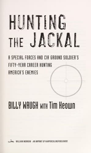 Cover of Hunting the jackal by Billy Waugh