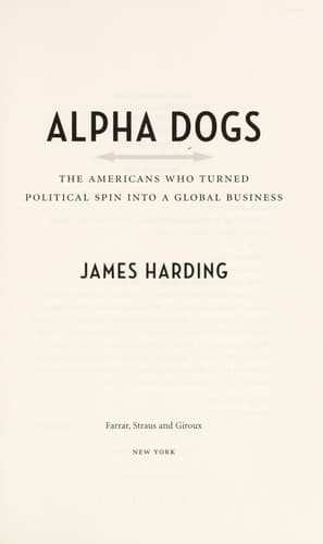 Cover of Alpha Dogs by James Harding