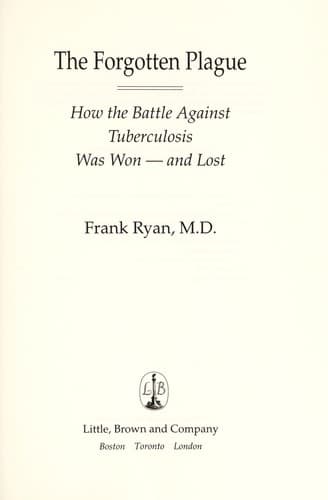 Cover of The forgotten plague by Ryan, Frank
