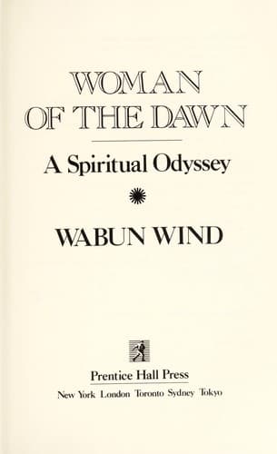 Cover of Woman ofthe dawn by Wabun Wind