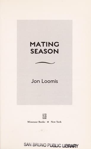 Cover of Mating Season by Jon Loomis