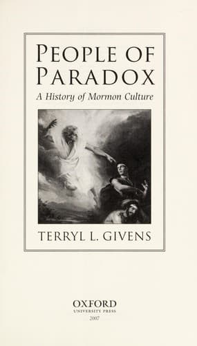 Cover of People of paradox by Terryl Givens