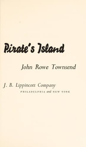 Cover of Pirate's Island by John Rowe Townsend