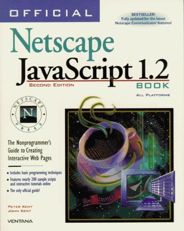 Cover of Official Netscape JavaScript book by Peter Kent