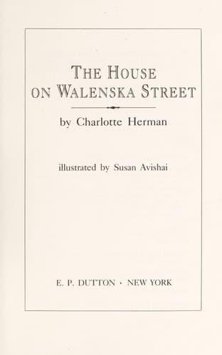 Cover of The house on Walenska Street by Charlotte Herman
