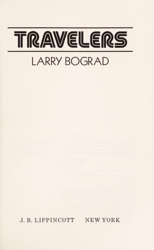 Cover of Travelers by Larry Bograd