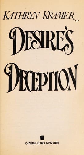 Cover of Desire's Deception by Kathryn Kramer