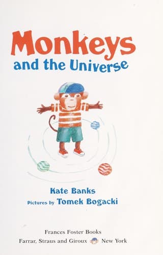 Cover of Monkeys and the universe by Kate Banks