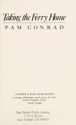 Cover of Taking the ferry home by Pam Conrad