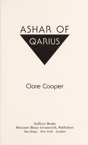 Cover of Ashar of Qarius by Clare Cooper
