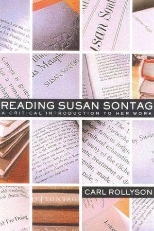 Cover of Reading Susan Sontag by Carl E. Rollyson