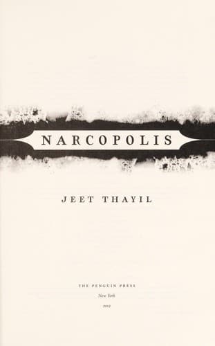 Cover of Narcopolis by Jeet Thayil