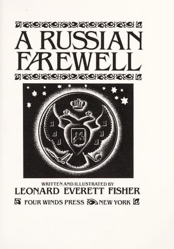 Cover of A Russian farewell by Leonard Everett Fisher