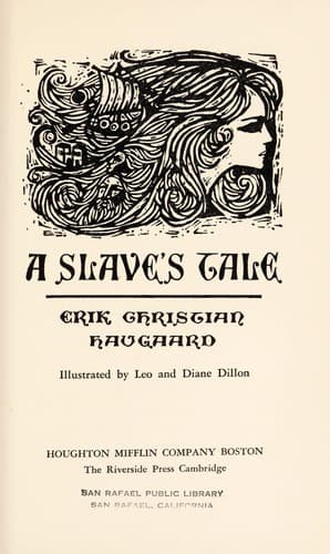 Cover of A slave's tale by Erik Christian Haugaard