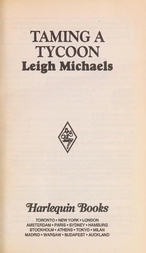 Cover of Taming a tycoon by Leigh Michaels