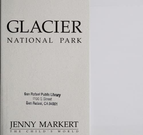 Cover of Glacier National Park by Jenny Markert