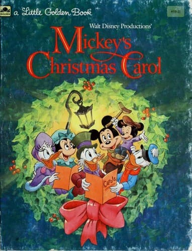 Cover of Walt Disney Productions' Mickey's Christmas Carol by Ron Dias