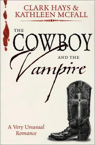 Cover of The cowboy and the vampire by Clark Hays