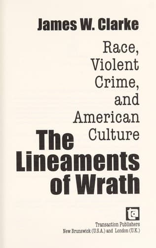 Cover of The lineaments of wrath by Clarke, James W