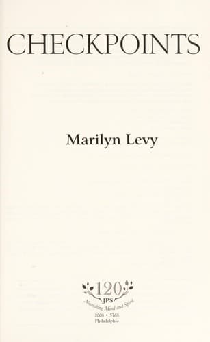 Cover of Checkpoints by Marilyn Levy