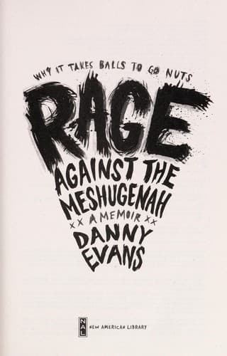 Cover of Rage against the meshugenah by Dan Evans