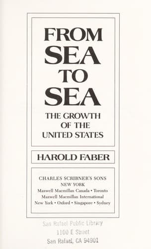 Cover of From sea to sea by Harold Faber