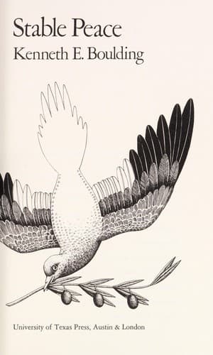 Cover of Stable peace by Kenneth Ewart Boulding