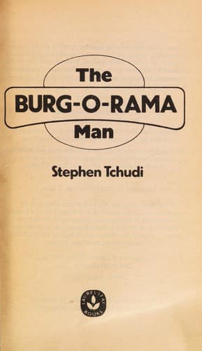 Cover of The Burg-O-Rama man by Stephen Tchudi