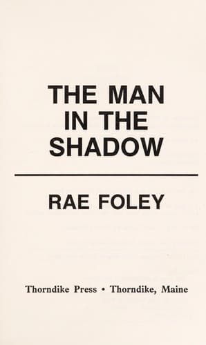 Cover of The Man in the Shadow by Elinore Denniston
