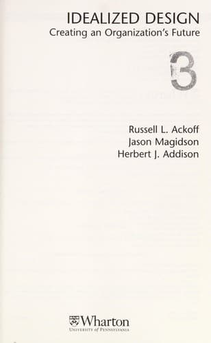 Cover of Idealized design by Russell Lincoln Ackoff