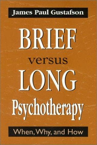 Cover of Brief versus long psychotherapy by James Paul Gustafson