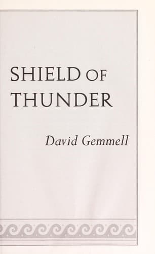 Cover of Shield of Thunder by David Gemmell