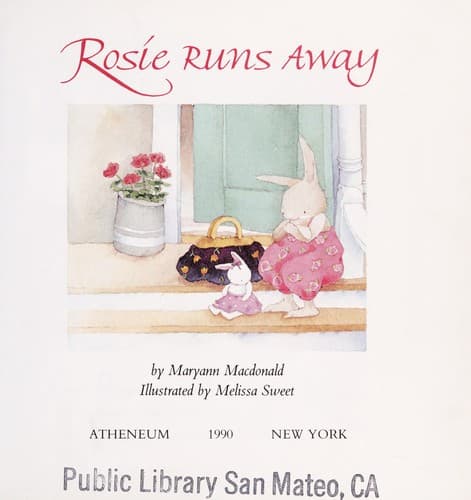 Cover of Rosie runs away by Maryann Macdonald