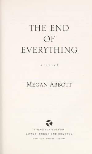 Cover of The End of Everything by Megan Abbott