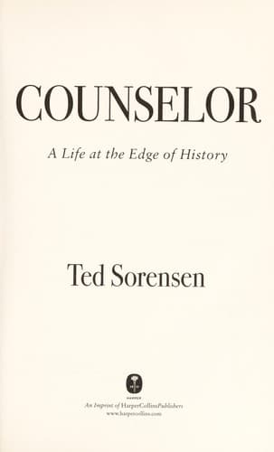 Cover of Counselor by Theodore C. Sorensen