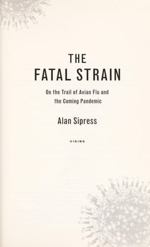 Cover of The fatal strain by Alan Sipress