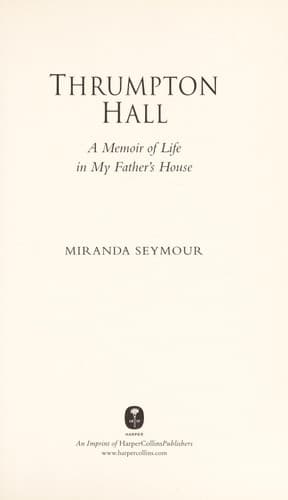 Cover of Thrumpton Hall by Miranda Seymour