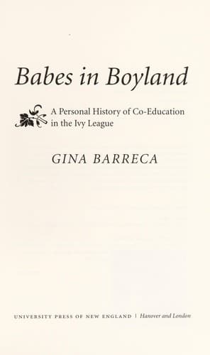 Cover of Babes in boyland by Regina Barreca