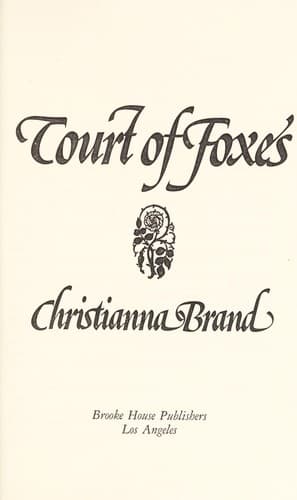 Cover of Court of Foxes by Christianna Brand