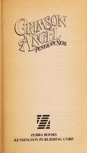 Cover of Crimson Angel by Penelope Neri