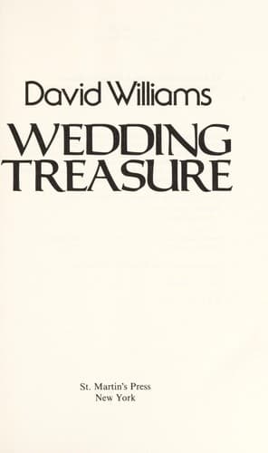 Cover of Wedding Treasure by Stuart David Williams