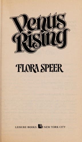 Cover of Venus Rising by Flora Speer