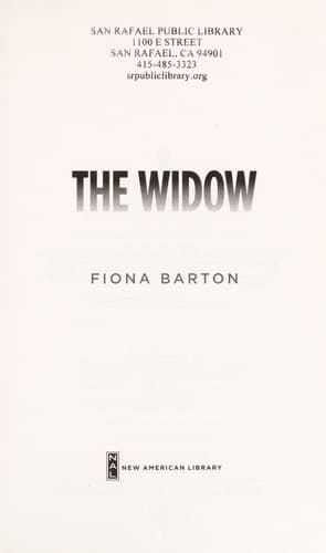 Cover of The Widow by Fiona Barton