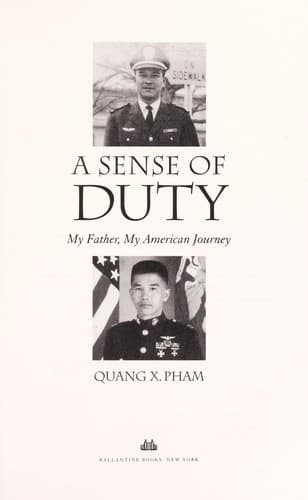 Cover of A sense of duty by Quang X. Pham