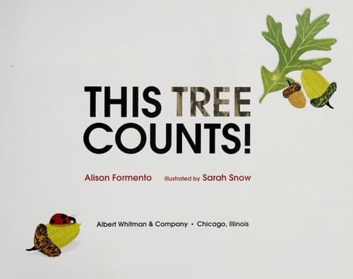 Cover of This tree counts! by Alison Formento