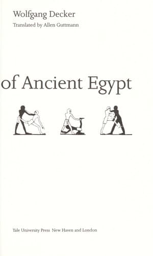 Cover of Sports and games of ancient Egypt by Wolfgang Decker