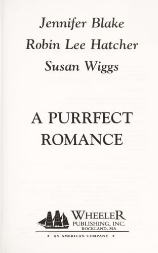 Cover of A Purrfect Romance by Jennifer Blake